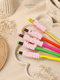 تعليقة اسم للقلم | Personalized Pencil Name Topper ✏